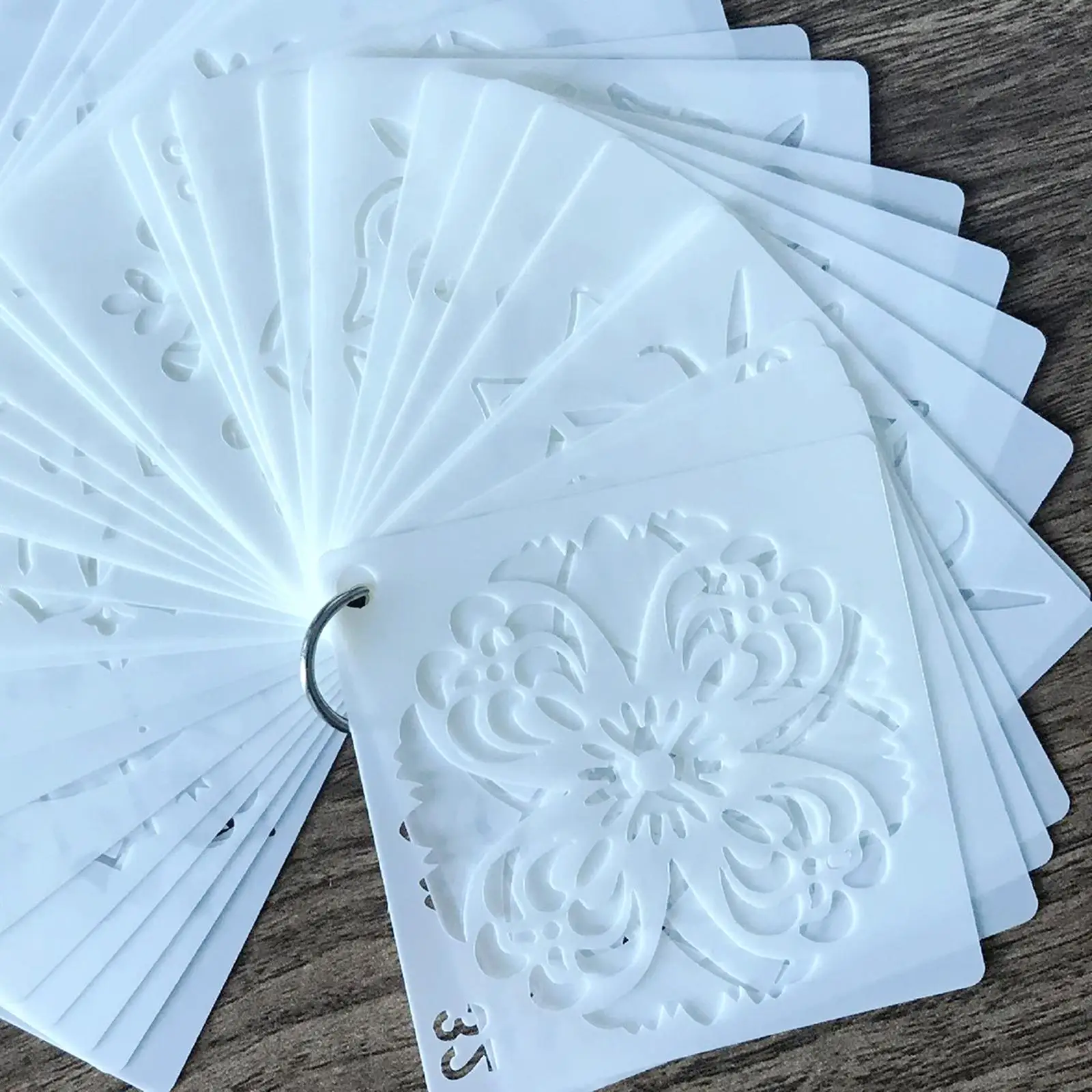 36-Pack Painting Drawing Stencils Mandala Template