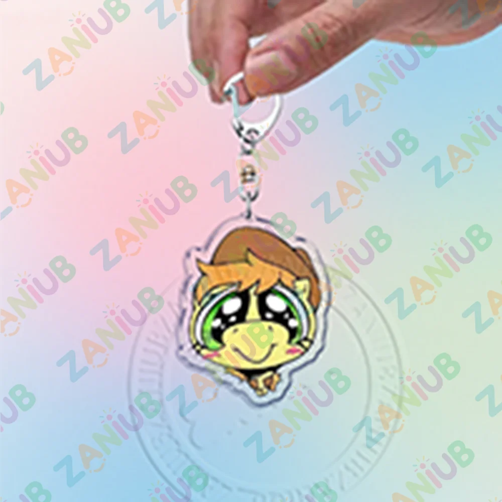 Anime Peripheral Twilight  Keychains Bag Charms Funny Pinkie Meme Keyings Jewelry Gaming Fans Friends Gifts