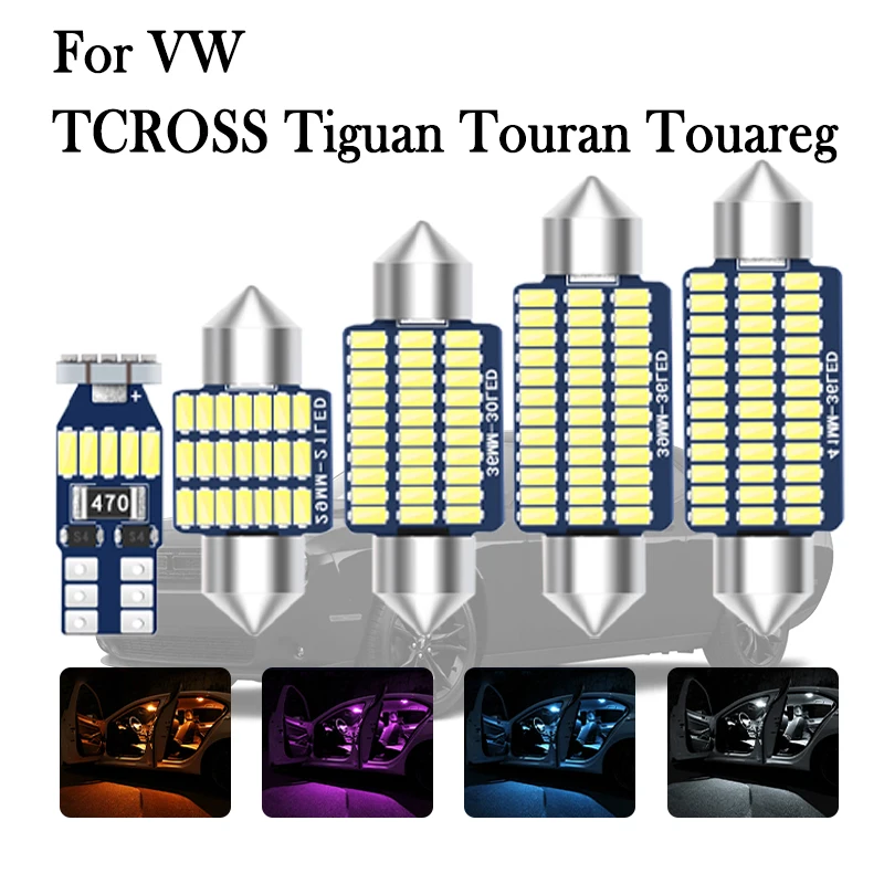 

Interior Light LED Canbus For Volkswagen VW TCROSS C11 Tiguan 5N AD1 Touareg 7L 7P Touran 1T1 1T2 1T3 5T1 Accessories