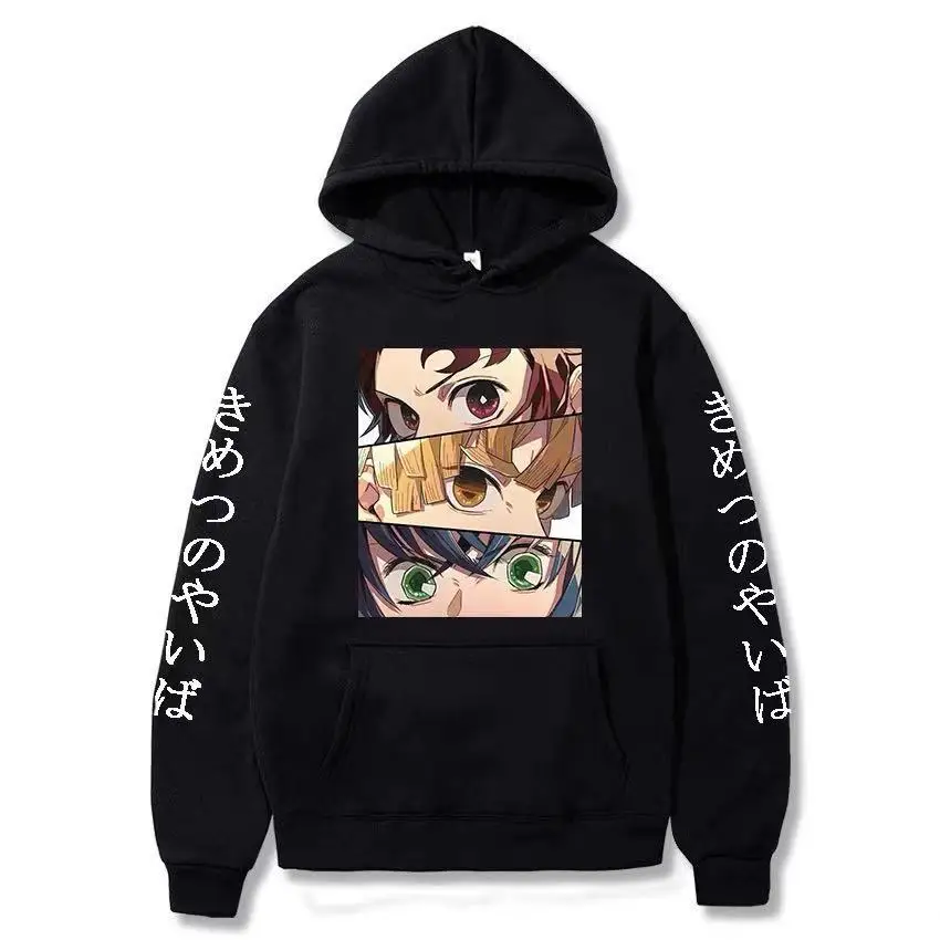 Anime Demon Slayer Character Images Women's Clothing Casual Sports Printing Craftsmanship Hoodie Fashion