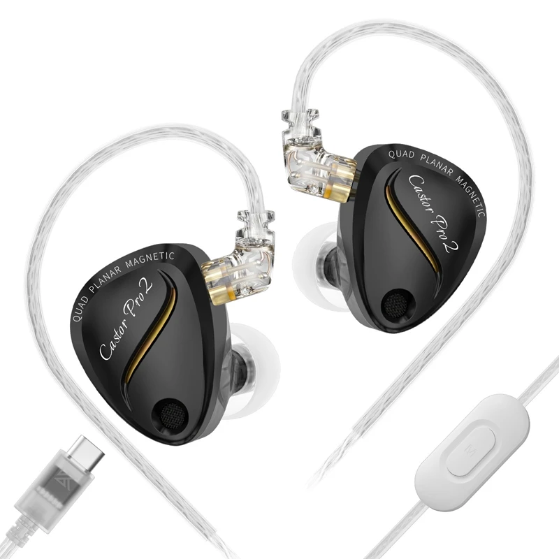 KZ Castor PRO 2 Dynamic in Ear Earphones High-end Tunable Earphones Stets A New Benchmark for Hfi Sound Quality Bass Headsets