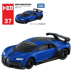 Takara Tomy Tomica No.37 Bugatti Chiron Pure Sport Car 1/63 Alloy Vehicle Diecast Metal Model Kids Xmas Gift Toys for Boys