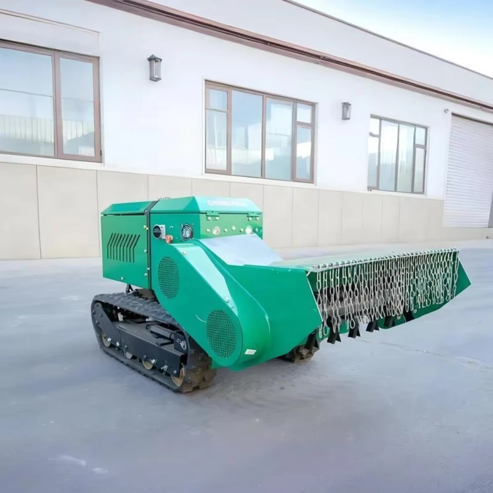 Professional RC Crawler Lawn Mower ZY900 Hybrid 54kW Powered 1400mm Width Brushless Motor Grass Cutter