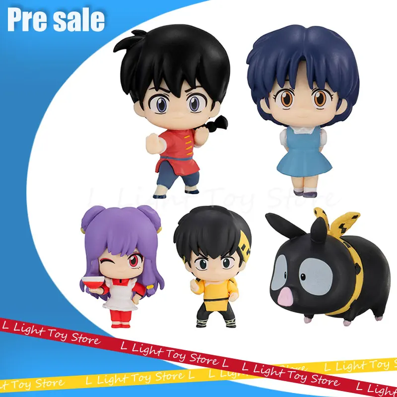 Original Twist Egg Toy Gachapon Ranma Cute 1/2 Ranma Tendou Akane Hibiki Ryoga Shampoo Pvc Anime Figures Christmas Model Toys