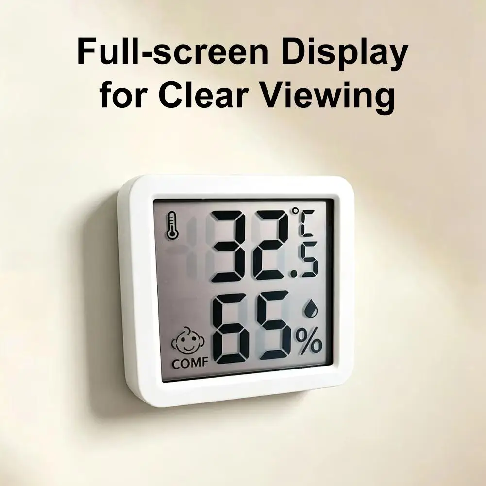 Mini Digital LCD Thermometer Hygrometer Indoor Room Temperature Humidity Sensor Meter Comfort Gauge For Home