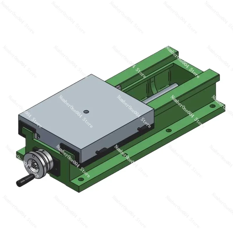 Suitable for manual ball screw rectangular slide table, high-precision worktable, drag plate, unidirectional helical gear slide