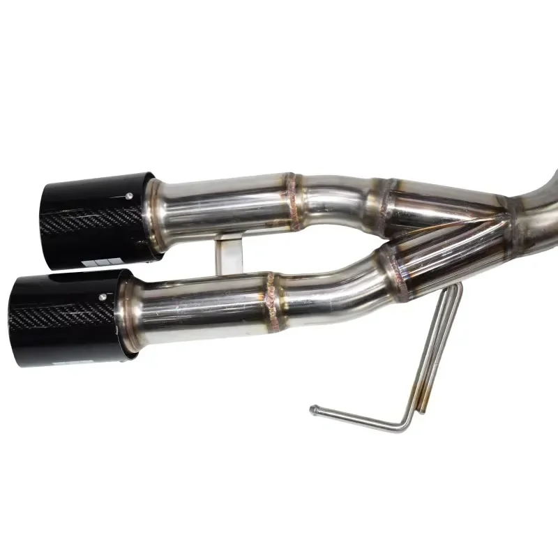 2026for Performance Exhaust System for 2022+ Ranger T9 Back Carbon Dual Tail Tip Muffler Side Exhaust Pipe