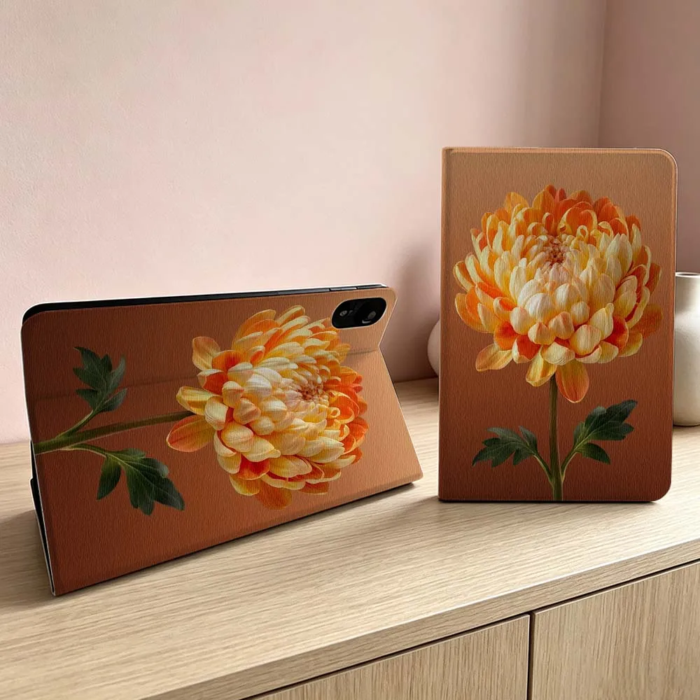 Blooming Floral Pattern For Xiaomi Redmi Mi Pad 8 7 6 5 4 2 SE K Pro Max Ultra Poco Pad Foldable Tablet Case Soft