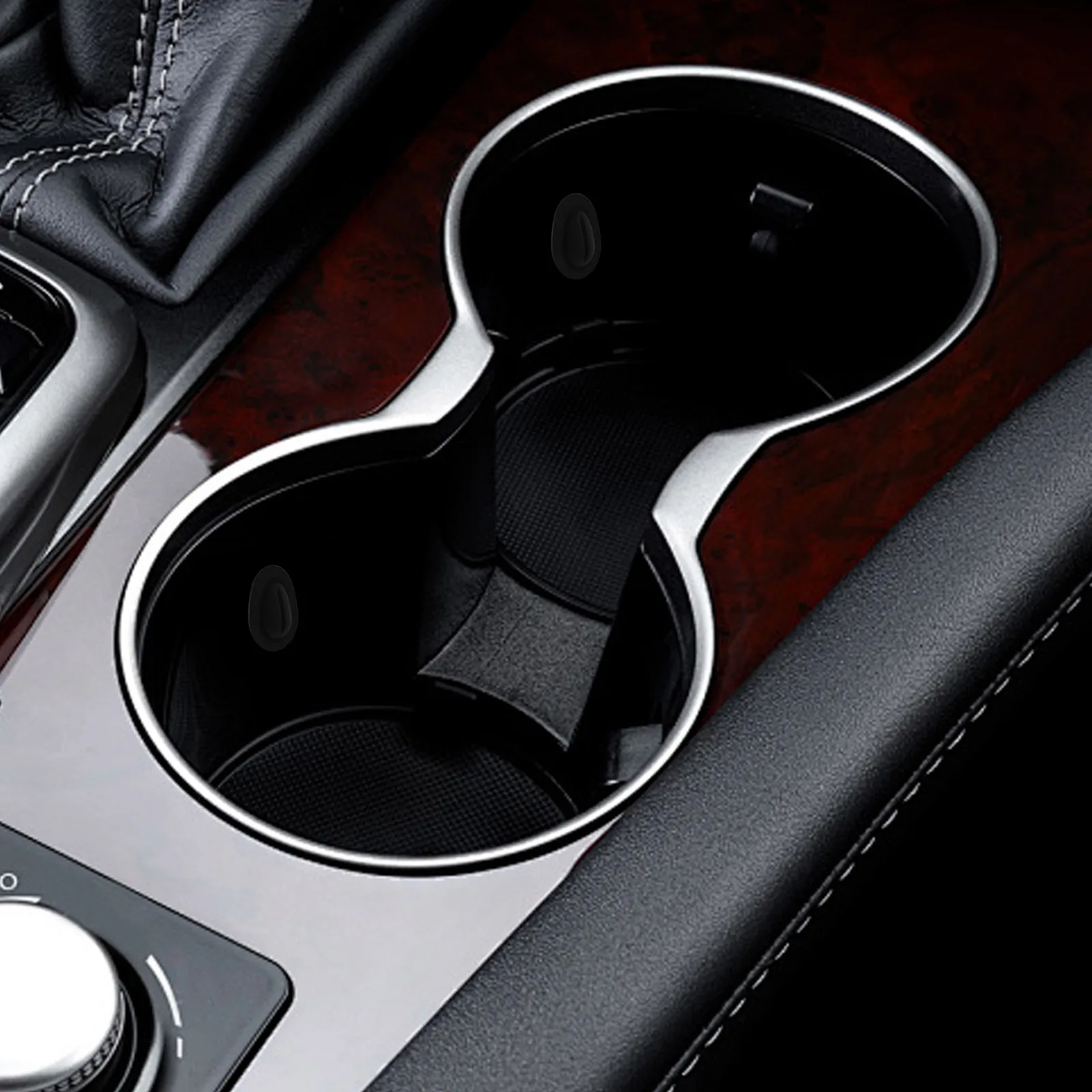 

Car Cup Holder Insert Silicone Elasticity Securely Holds Different Sizes Cups Bottles Long Lasting Performance