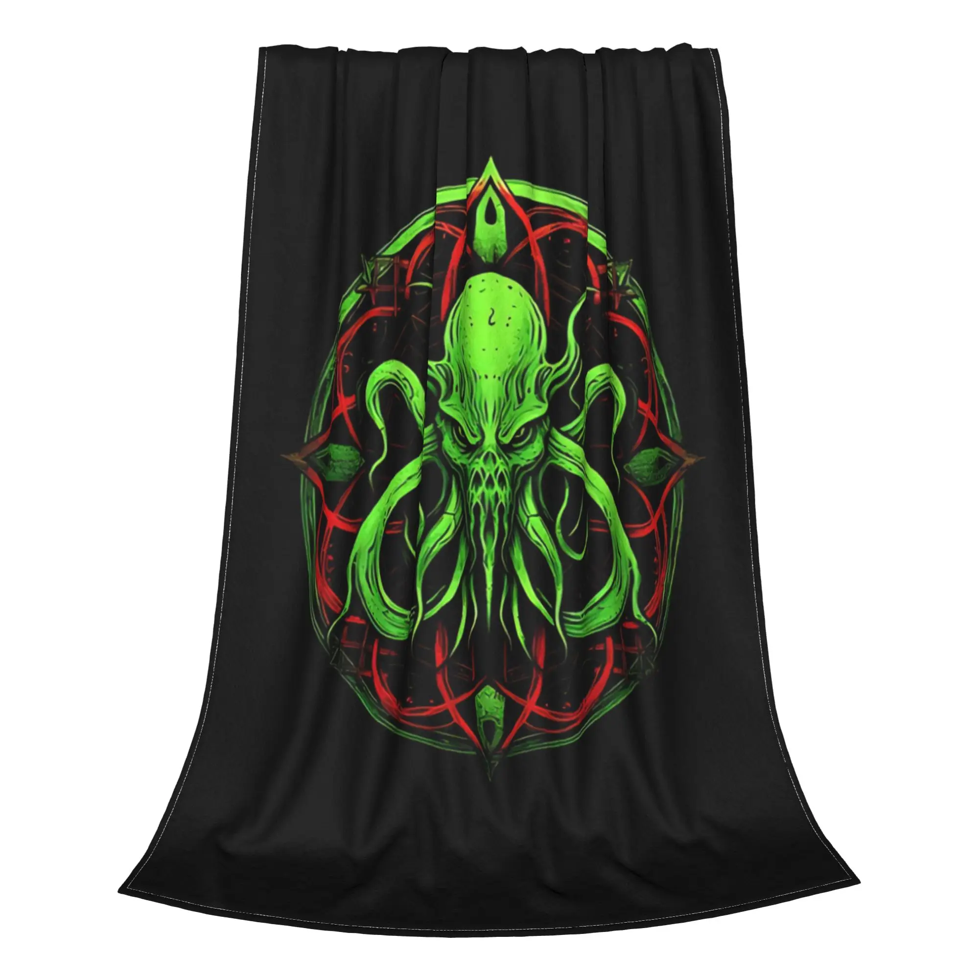1PC Home Cutecore occult dark art  Eye Of Cthulhu Blanket Super Cosy Plush Home Living Room Sofa Halloween