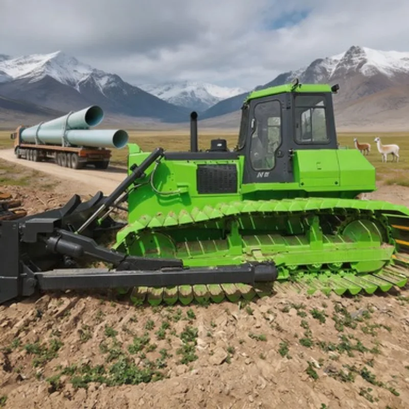 130HP Crawler Bulldozer SD13 Dozer Machine Earthmoving Equipment with Three Shanks Ripper for Land Preparation Project