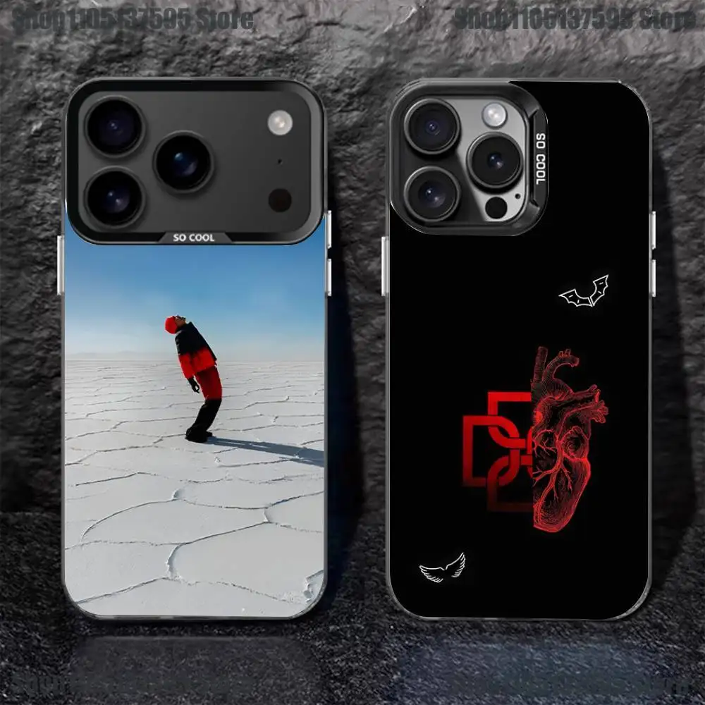 ラッパー AMERI D-DUKI iPhone 17、16、15、14、13、12、11、Pro、XS、Max、Plus、Mini、SE4、E用 ブラック マット 耐衝撃カバー