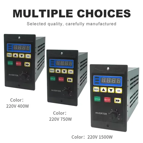 Imagen 2 del producto Unidad de frecuencia ZGNP 220 V - 0,75 KW, 1,5 KW, 2,2 KW, entrada monofásica, salida trifásica