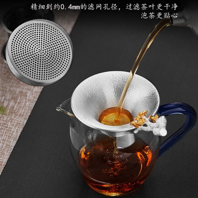 Утечка чая из стерлингового серебра