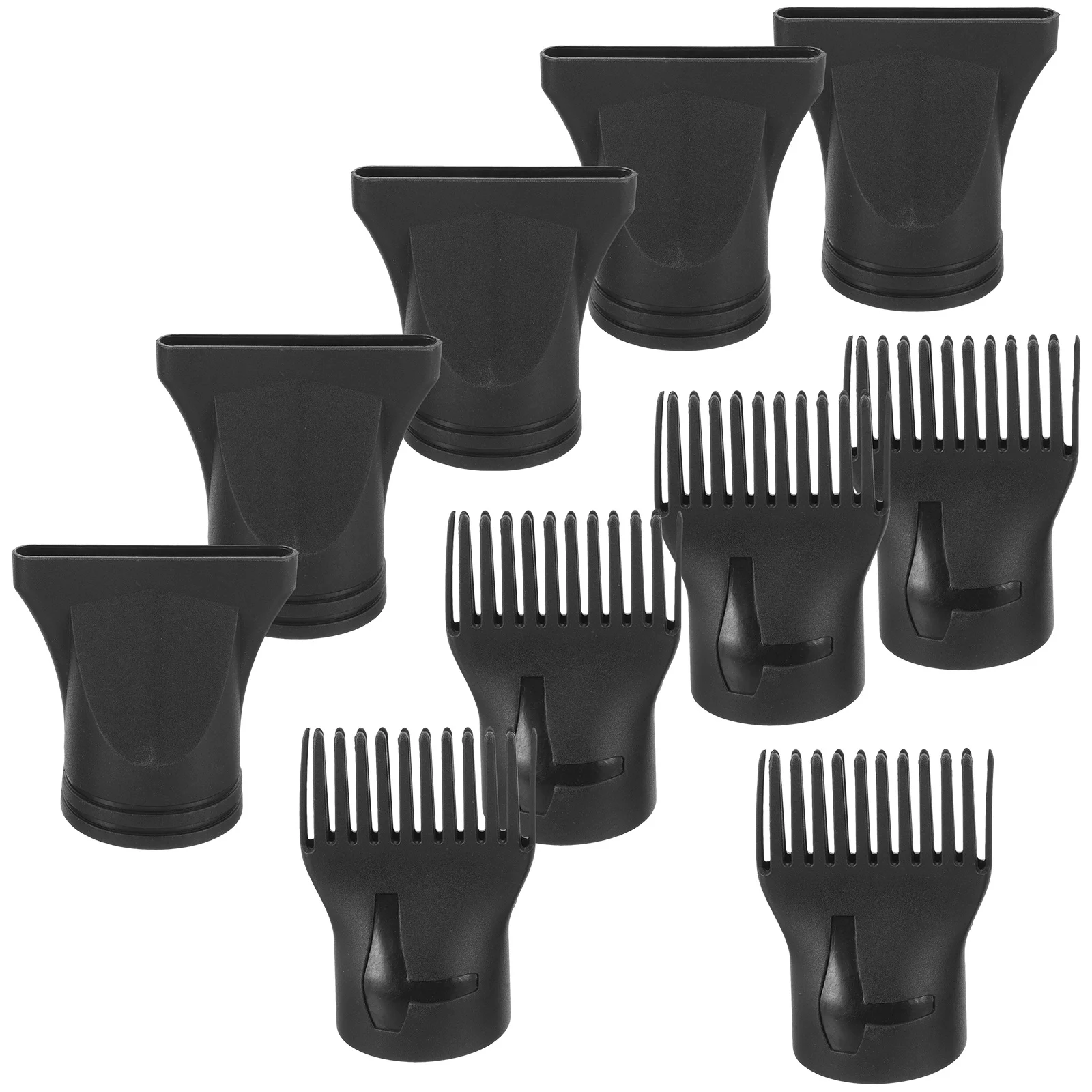 10 قطعة فوهات مجفف الشعر أمشاط استبدال تصميم الصالون الضيق دائم خفيفة الوزن مجفف للنفخ مشط مرفق فرشاة مجفف الشعر #2