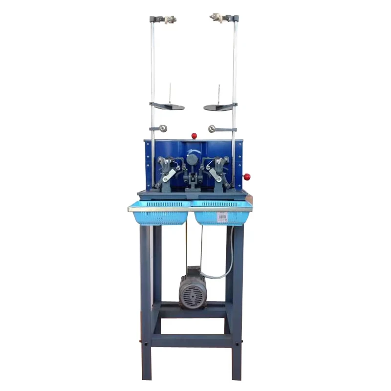Professional Factory Directly Supply 2 Heads Automatic Bobbin Winding Machine, Rope Braiding Machines, Manual Winder