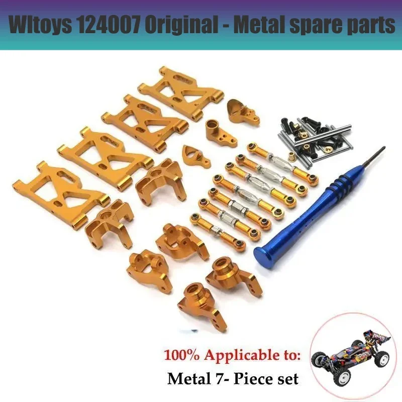 WLtoys 124007 1/12 RC Car Original Spare Parts Set Differential  Shell Shock Absorber Tyre Dog Bone Brushless Motor Receiver