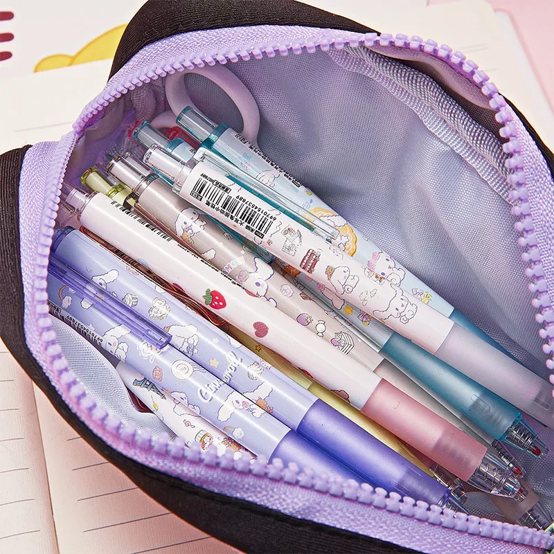 Sanrio Pencil Case Kawaii Kuromi Anime Stationery Storage Bag Cute Pochacco Pencils Bag HelloKitty Student Pencil Stationery image 6