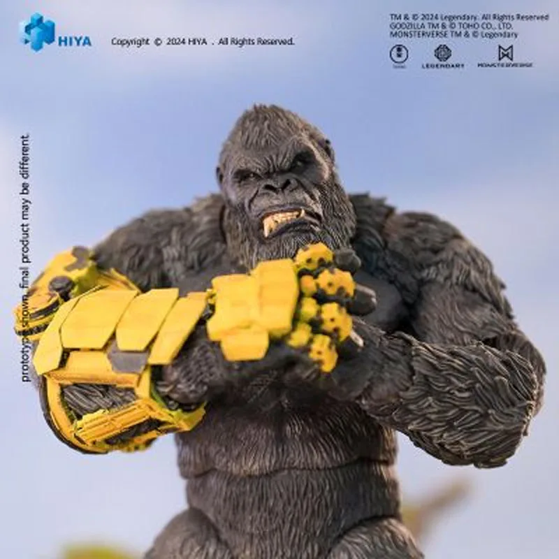 HIYA Originele EXQUISITE BASIC Rise of The Empire King Kong Mechanische Handschoen Anime Actiefiguren Speelgoed voor Jongens Kerstcadeau