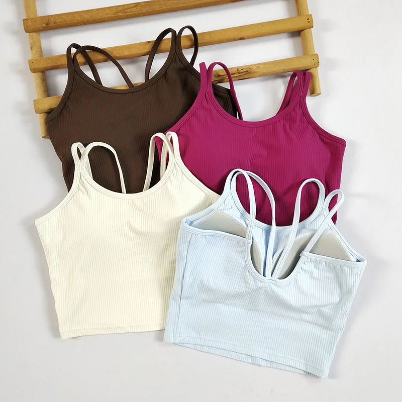 

Женское спортивное нижнее белье, тот же жилет для фитнеса, тонкий плечевой ремень, цельный бюстгальтер для пилатеса, противоударный, дышащий