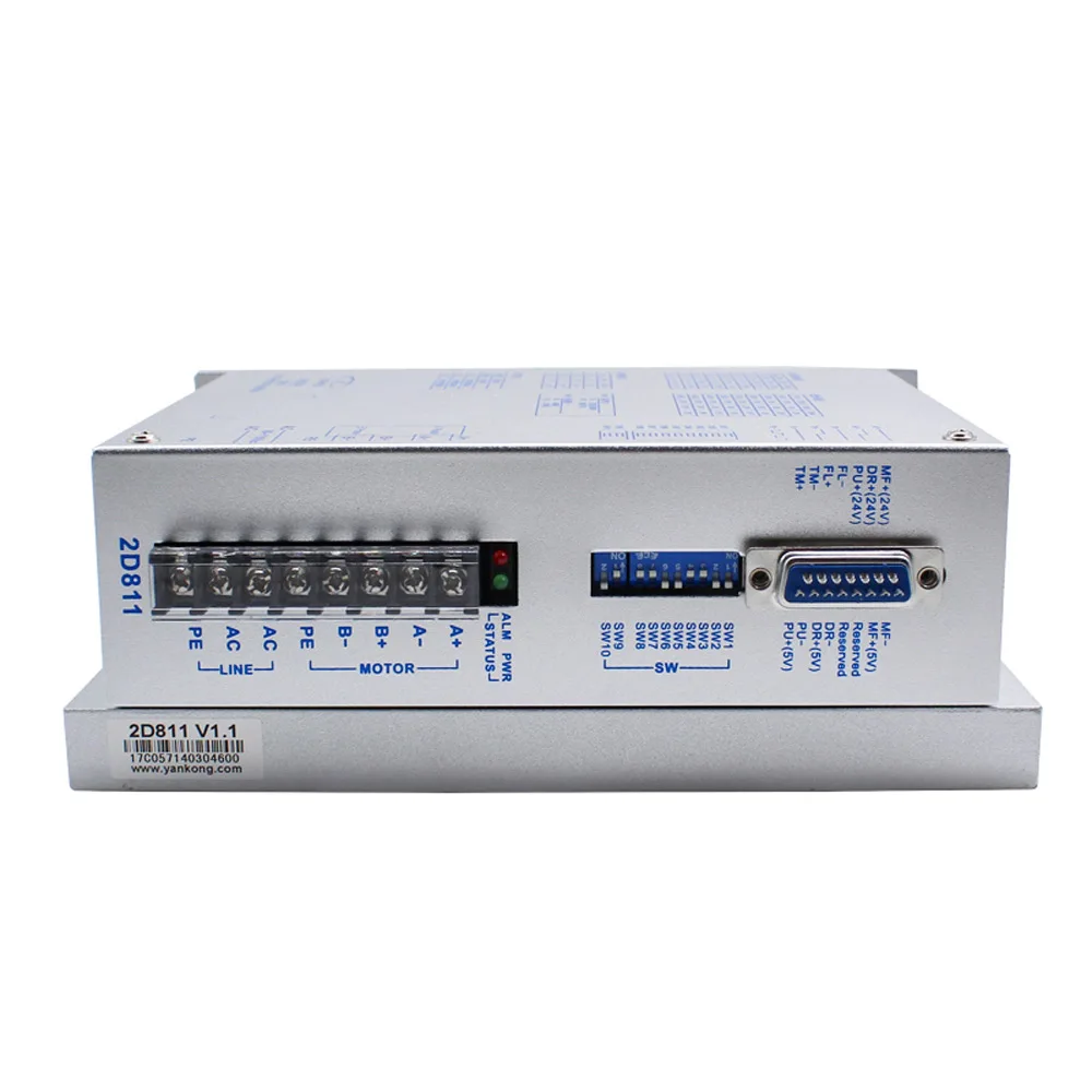 

8 Gears Stepper Motor Driver 2D811 Two-phase Mixing Server Driver Engraving Machine Accessories Two-phase Stepping Motor