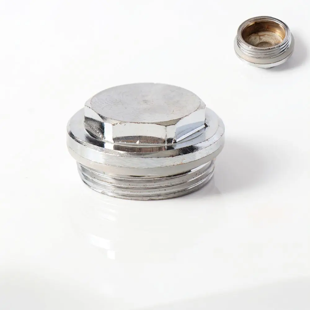 Solid Brass Threaded Pipe End Cap Connector Male Water Plumbing Fitting Sealing Stopper For Pipeline System