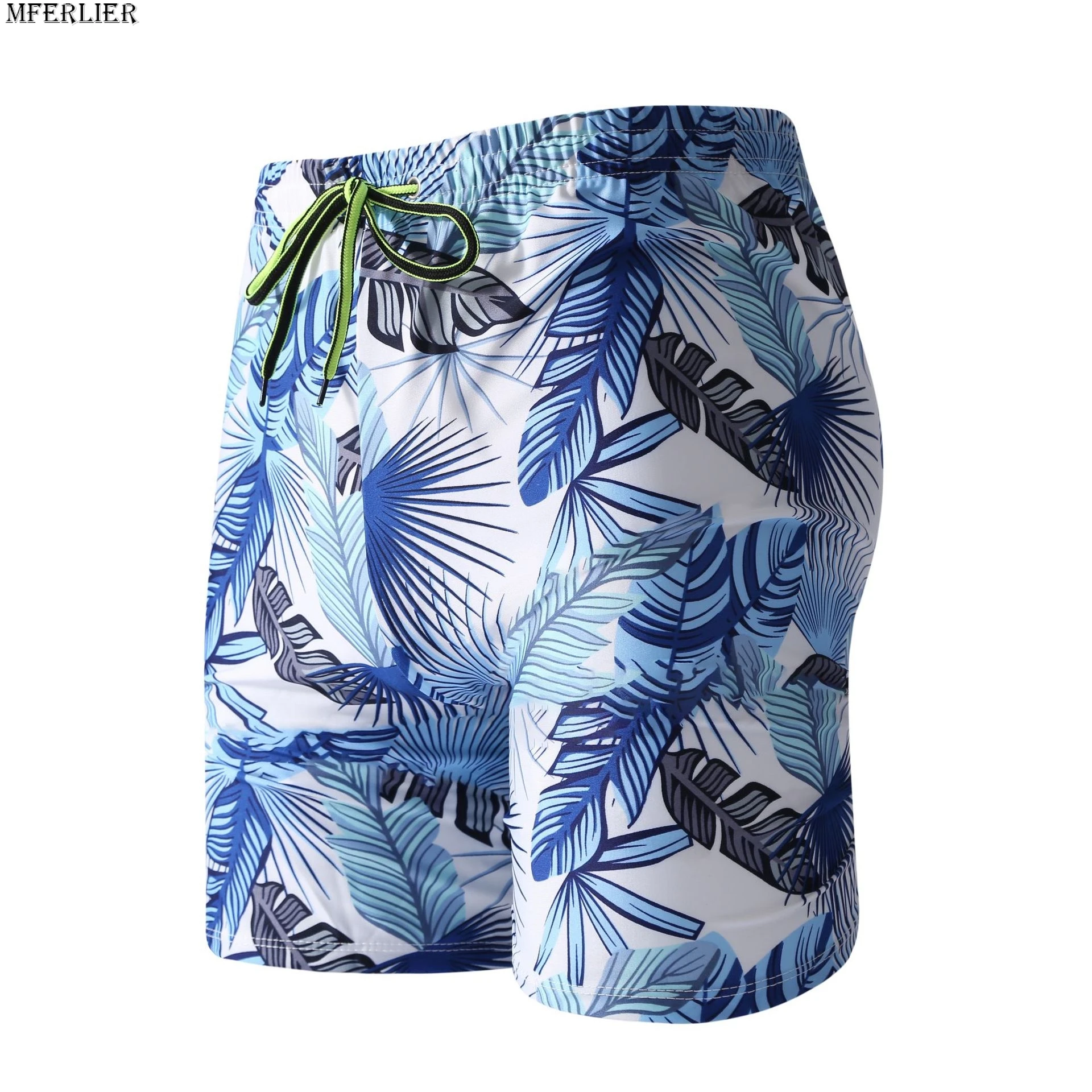 summer men board shorts floral beach shorts swimming trunks print Hawaii shorts