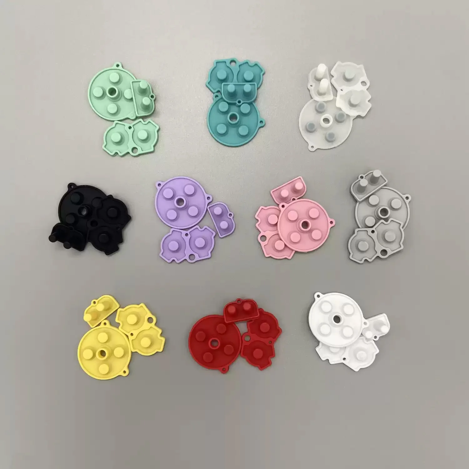 Suitable for Nintendo GAMEBOY ADVANCE GBA conductive adhesive button color silicone high-quality original feel