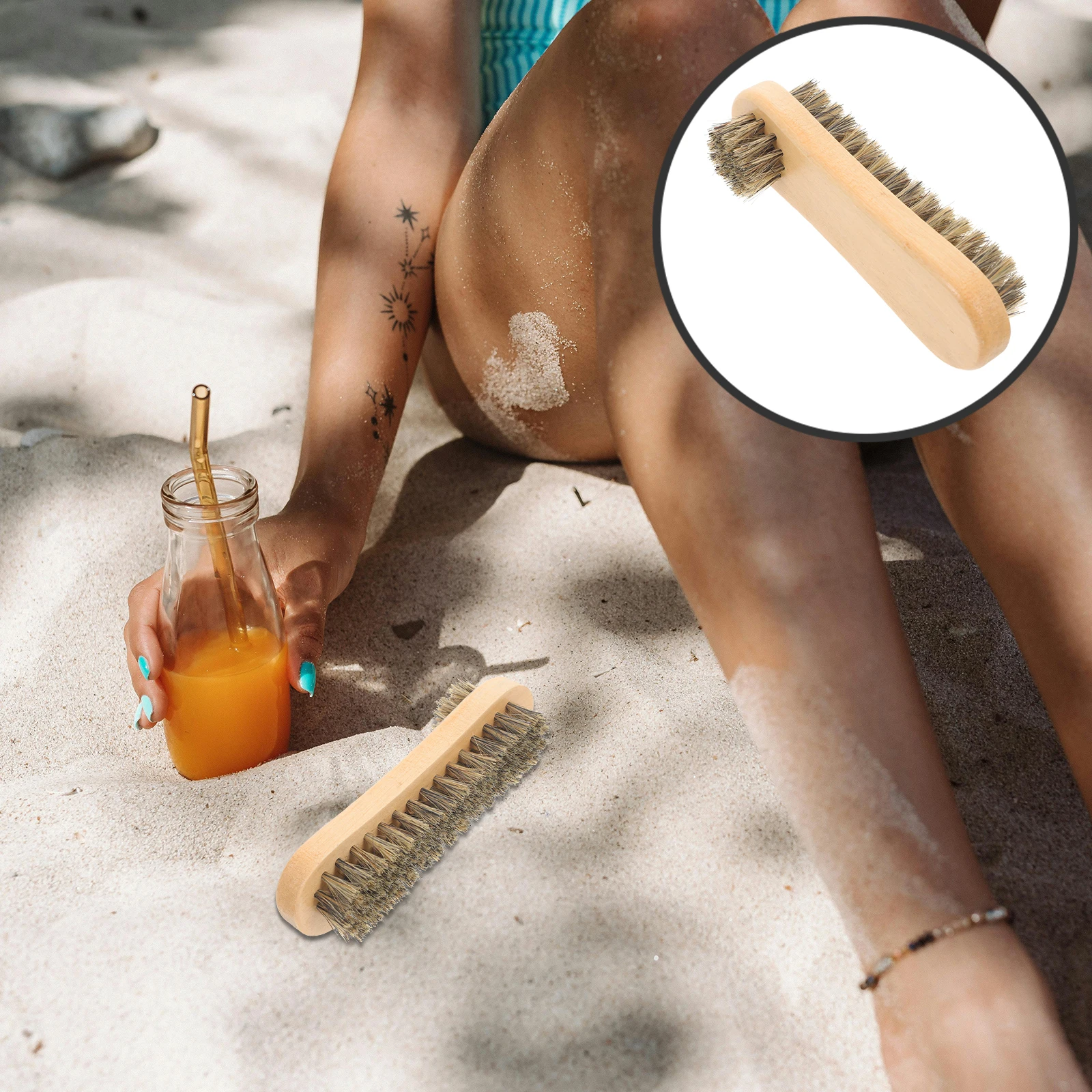 แปรงทำความสะอาดกำจัดทราย น้ำหนักเบา ทนทาน สำหรับราวประตูชายหาด ช่องว่างหน้าต่าง พื้นที่ขนาดเล็ก เครื่องมือขัดอเนกประสงค์