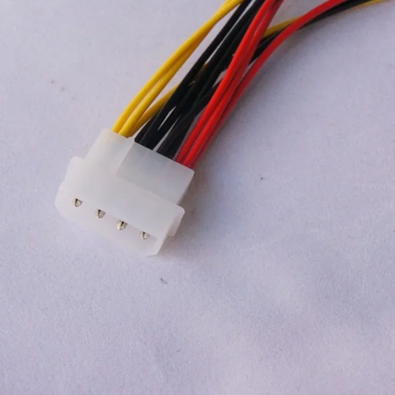 Supply Splitter Adapter Cable High Quality 4Pin IDE Power Cables HY1578 4 Pin Molex Male To 3 Port   Female 