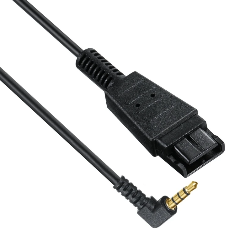 Call Center Headsets Quick Disconnects QD Cable To 3.5mm Adapters Wire Suitable For Voice Call & Chatting On PC 300cm