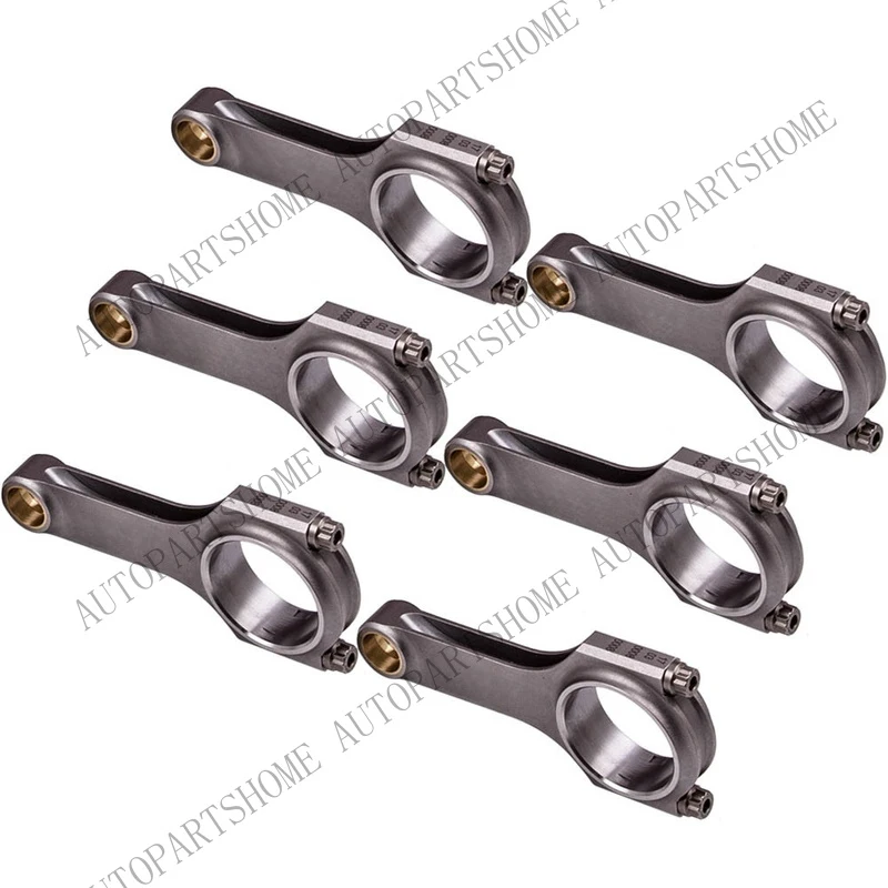 Z... H-Beam Forged Connecting Rods ARP2000 5.315'' For BMW M30B35 Big 6 engine M30 L6
