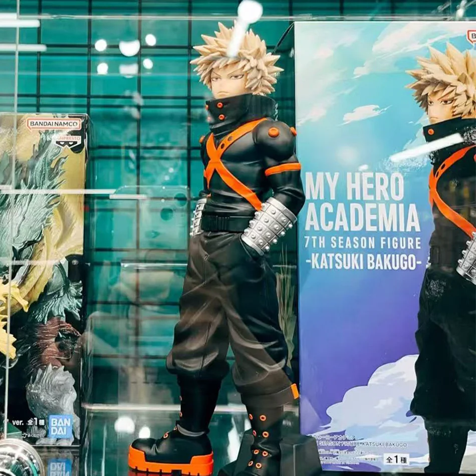 Auf Lager, brandneu, BANPRESTO My Hero Academia Bakugou Katsuki Anime Actionfigur, Ornamentmodell, Weihnachtsgeschenk für Kinder