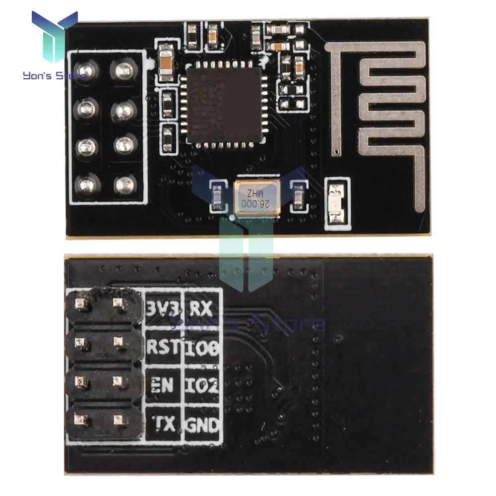 2Pcs ESP8285 Wireless Data Transmission Module WIF Transceiver Wireless Module Development Board Built In Flash Memory 1M
