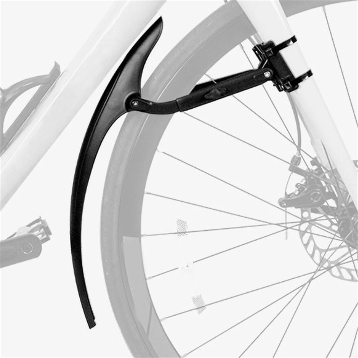 

AD08_Road Cycling Mudguard Front Rear Bike Mudguard Support Adjustable Anti-Slip Bicycle Mud