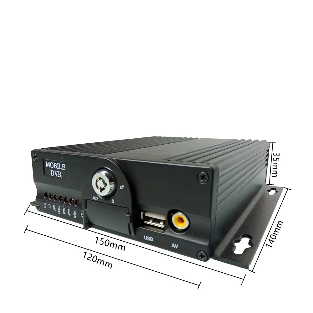 8 Saluran H.265 1080P DVR Sistem Kamera Kendaraan Perekam Video Digital GPS Kendaraan AHD DVR Mobil