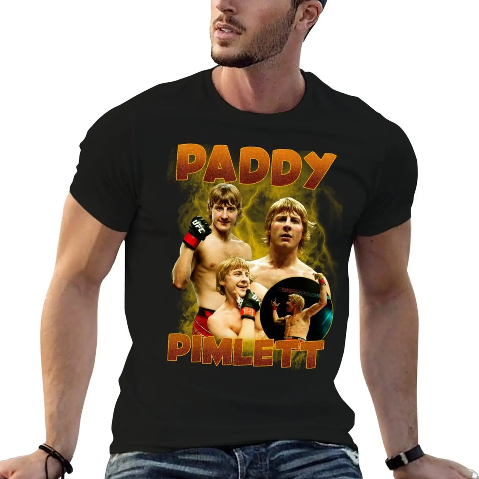 Футболка Limited Paddy Pimblett, мужская футболка из хлопка, высококачественные футболки, дизайнерские футболки с графическим принтом для мужчин, футболка