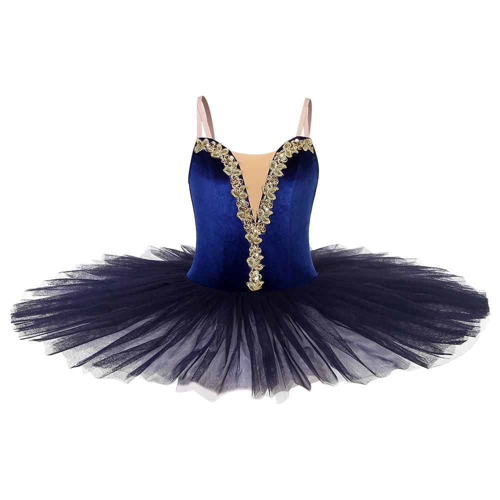 

BLL117 Pre-professional Ballet Tutu Girls & Women Stage Performance Dance Costumes Pancake Tutu