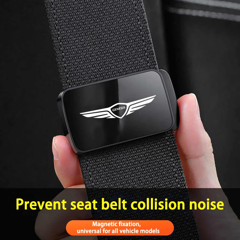 Suministros magnéticos para Interior de coche, soporte para cinturón de seguridad, estabilizador para Genesis G80 GV70 GV80 GV60 G70 Essentia Neolun G90 GV90 X