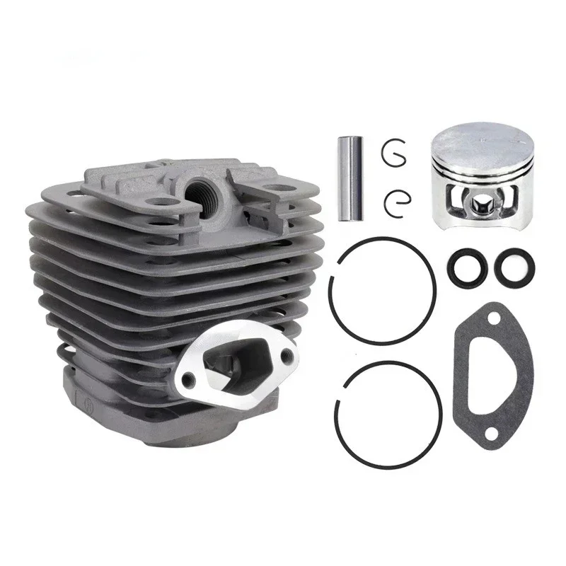 

1 Set 58CC Dual Channel Cylinder and Piston Set for Chain Saw Brush Cutter Accessories Garden Tool Parts Cylinder Piston Set