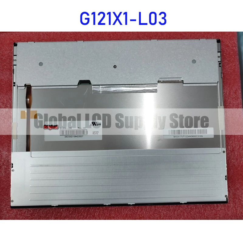 

G121X1-L03 12.1 Inch LCD Display Screen Panel Original for Innolux 20 Pins 1024*768 Panel Brand New Fully Tested