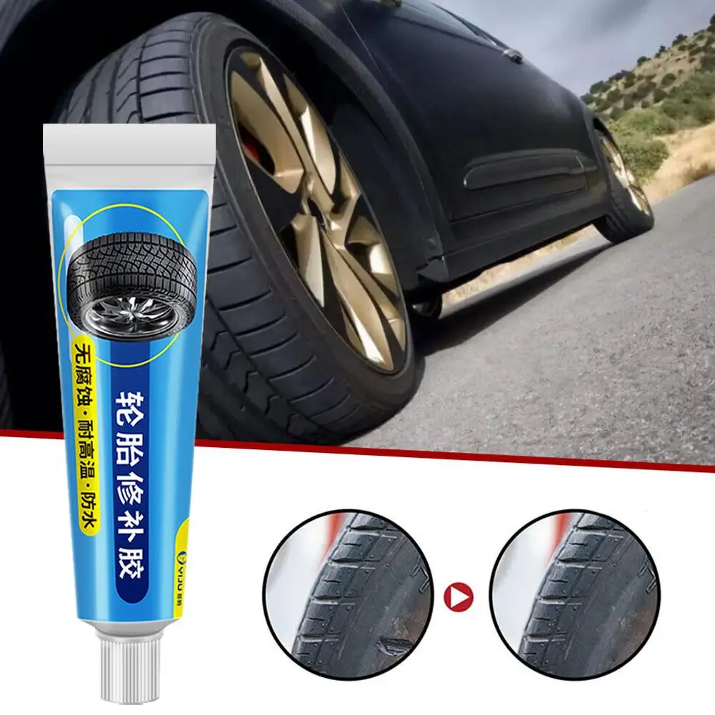 Car Motorbike Bicycle Tyre Tire Repair Sealant Liquid Rubber for Tire Repairing Glue Liquid Strong Rubber Adhesive Glue Tool