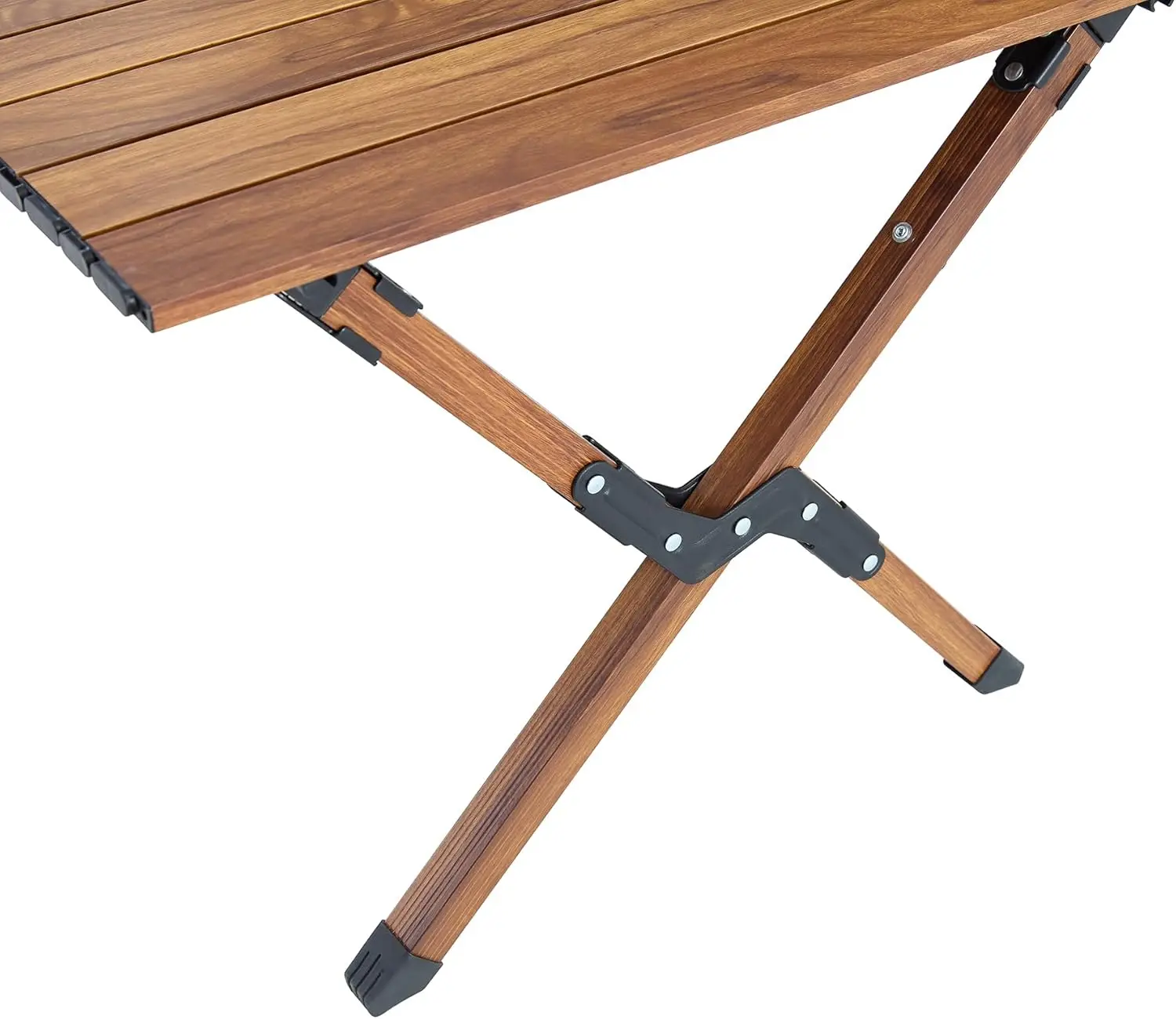 طاولة تخييم قابلة للطي 3FT طاولة نزهة صغيرة خفيفة الوزن مع طاولة قابلة للطي من الألومنيوم مع حقيبة حمل R #5