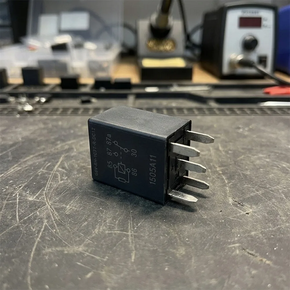 4Pcs 12V DC 35A 5-Pin Power Relay Switch For Automotive Marine Boat Motor Control Compatible With G8V-1C7T-R-DC12