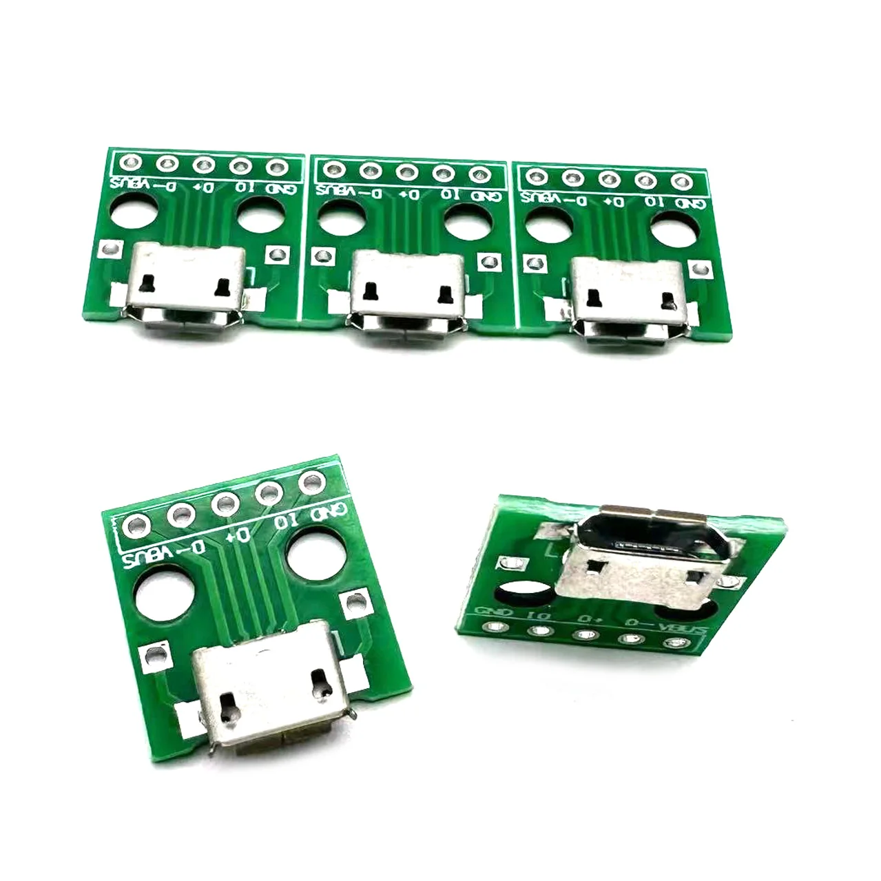 5/10/20/50 stücke MICRO USB Zu DIP Adapter 5pin Buchse B Typ PCB Konverter Breadboard USB-01 Schalter Bord SMT Mutter Sitz