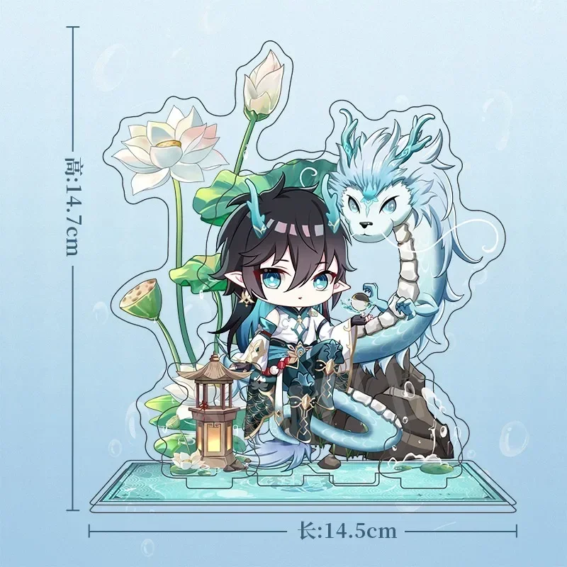 

Anime Game Honkai: Star Rail Cosplay Dan Heng Imbibitor Lunae Cartoon Double Sided Acrylic Stand Up Ornament Collection Souvenir