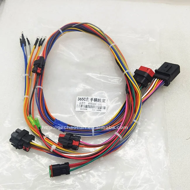 Arnés de cableado del excavador 251-5098 para el arnés 251-5098 de los recambios del excavador del motor C15 del excavador del excavador E365C E385C