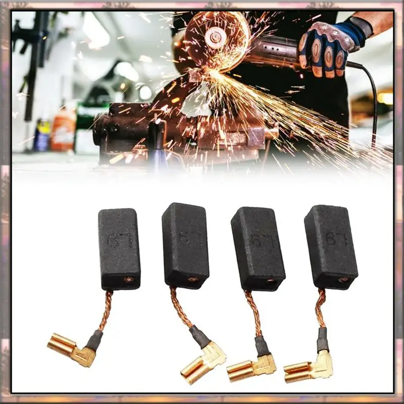 

BAAZ HOT 10 PACK N097696 Carbon Brushes For DWE4120 DWE4011 Grinder Motor Replacement Parts Power Tools Spare Accessories Set