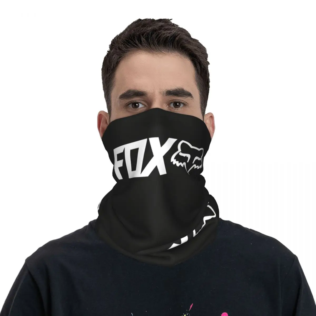 Unisex Motorcycle Club F-X Racing Face Scarf, Adulto Bandana, Gaiter pescoço lavável, Sinais, Bandana Popular