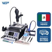 WEP 853AAA+ Programming Controlled Welding Station 1200W Preheating Station Soldering Iron Hot Air Gun 3 in 1 Soldering Station